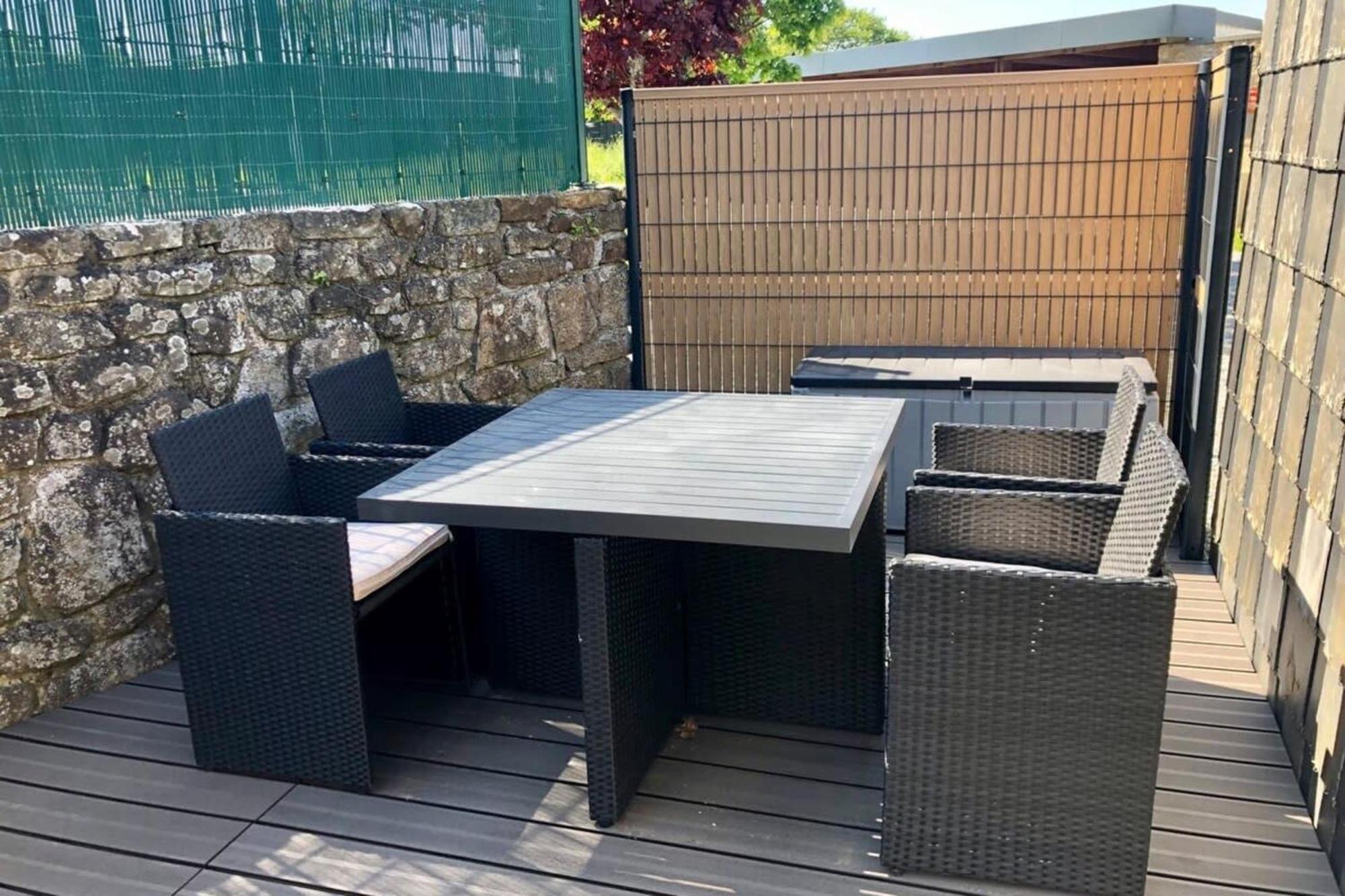 Jolie Maisonnette Cosy Bord De Mer Terrasse กิเดล ภายนอก รูปภาพ